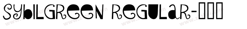 SybilGreen Regular字体转换